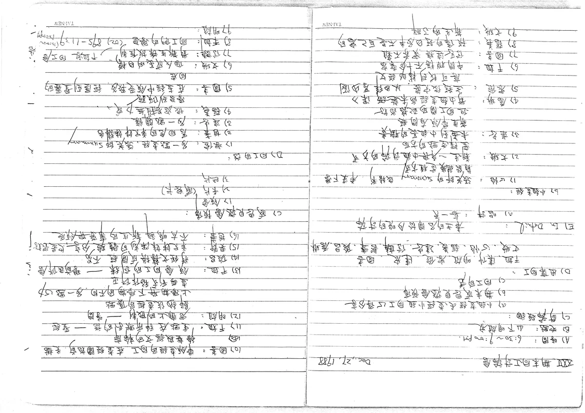 XXII 期末同工討論會